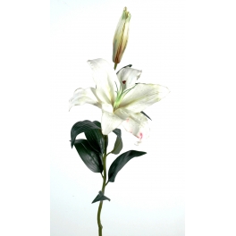 Lys Artificiels - Par 3 - Fleurs Artificielles  Blanc