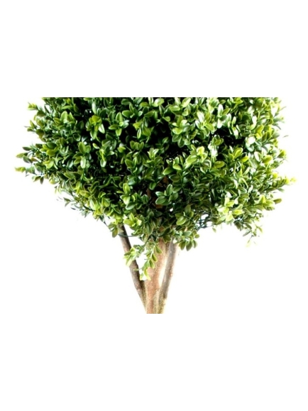 Buis tige double boule artificiel - 2 boules de buis - Hauteur 170 cm