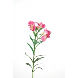 Alstrom&eacute;ria fleurs artificielles - Par 12 - Fleurs Artificielles Rose