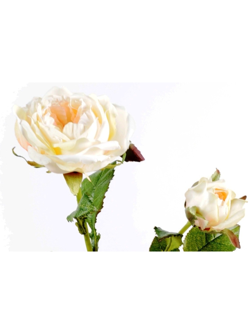 Rose Damask Artificielle - Par 6