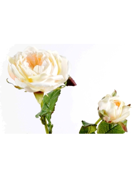 Rose Damask Artificielle - Par 6