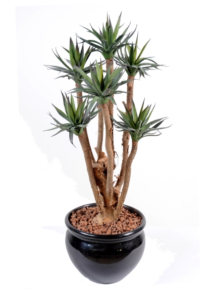 Agave artificiel 7 têtes 72 cm