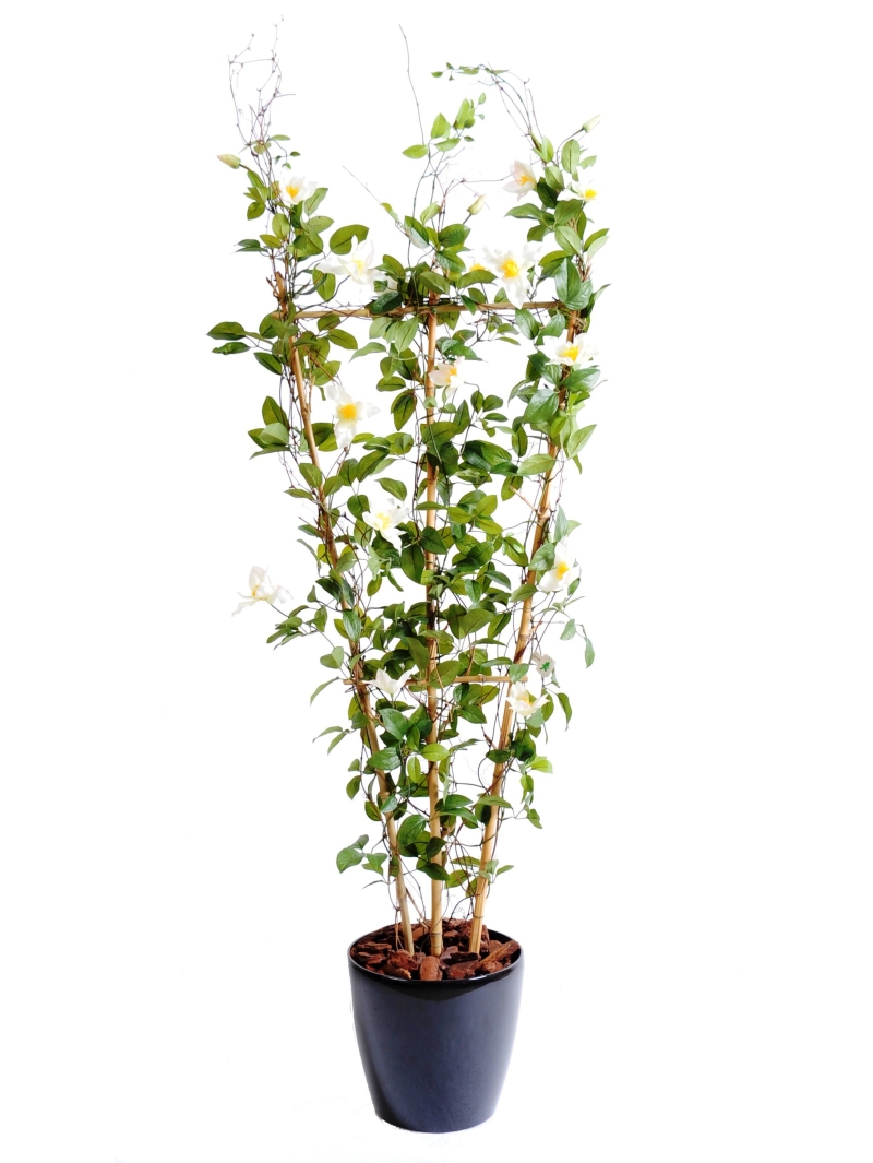 Clématite palissade artificielle - hauteur 140 cm - largueur 50 cm