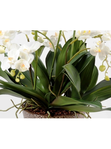 Composition phalaenopsis artificielle 100 cm