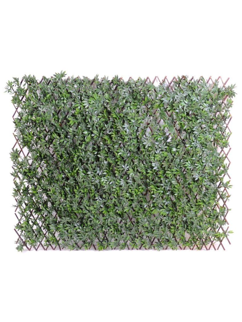 Haie aralia palissade artificielle 100 cm Hauteur - 200 cm Largeur