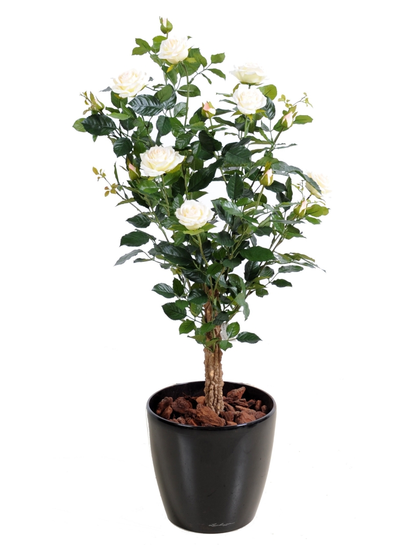 Rosier Royal artificiel 100 cm - 3 couleurs au choix