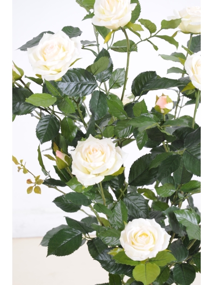 Rosier Royal artificiel 100 cm - 3 couleurs au choix