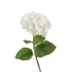 Tiges fleurs artificielles Hortensias - Vendus par 3 Blanc