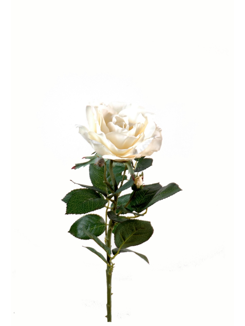 Rose artificielle ouverte - joey - (vendue par 12)
