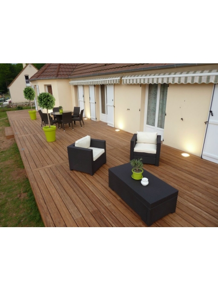 Eucalyptus artificiel plastique -  tronc bois