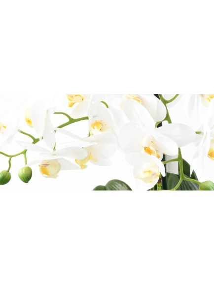 Orchidée artificielle Phalaénopsis en pot
