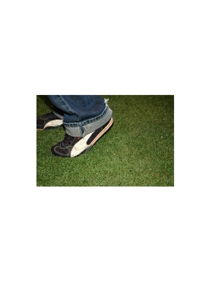 Gazon artificiel herbe fine en plaque 27 par 27 cm