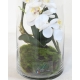 Composition Orchidée artificielle en vase
