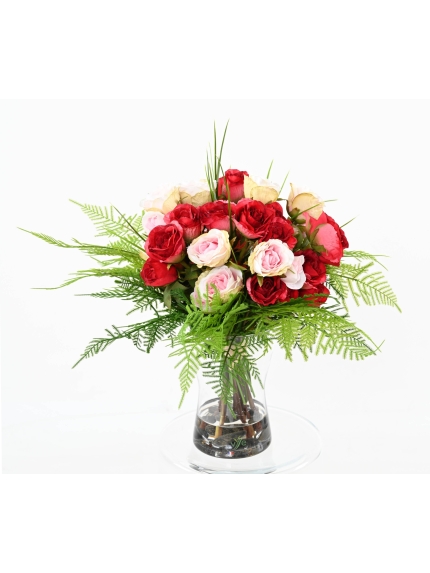 Bouquet de Roses Artificielles