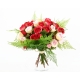 Bouquet de Roses Artificielles sans vase Rouge
