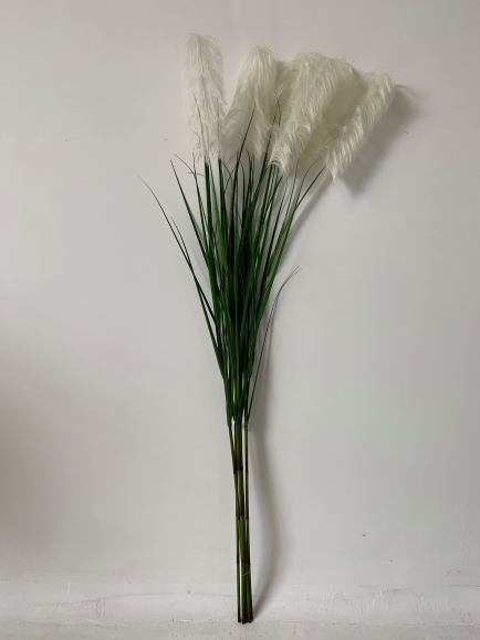 Graminée artificielle Carex Vulpina (fleur de la Pampa)