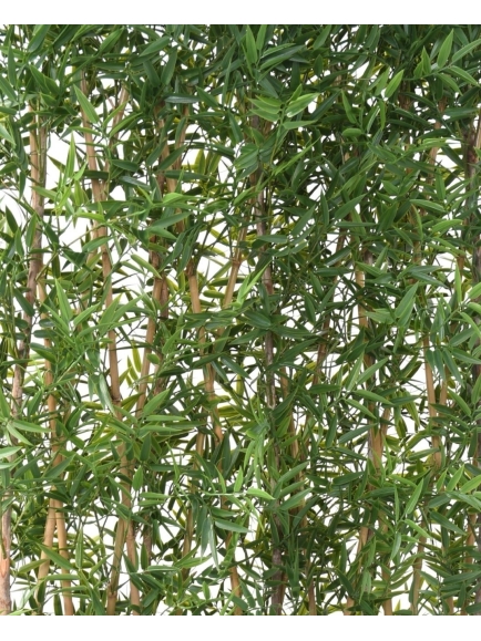 Haie de BAMBOUS Japanese artificiel avec sa jardinière