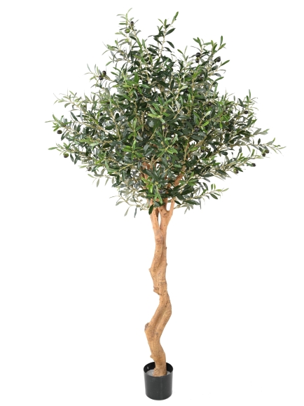 Olivier artificiel 2 troncs - 200 cm