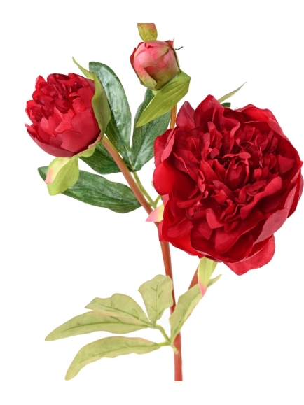 TIGE DE PIVOINE ARTIFICIELLE X 3