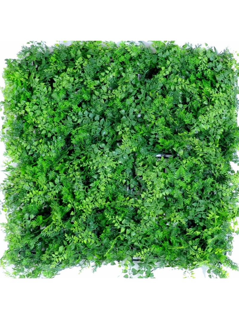 MUR VEGETAL ARTIFICIEL FOND DE FOUGERE MIXT 50X50 CM
