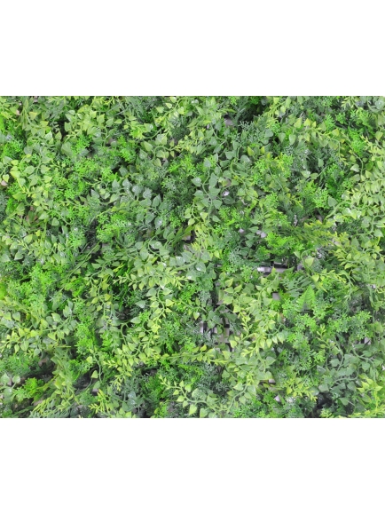 MUR VEGETAL ARTIFICIEL FOND DE FOUGERE MIXT 50X50 CM