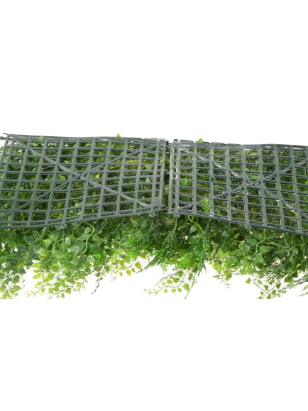MUR VEGETAL ARTIFICIEL FOND DE FOUGERE MIXT 50X50 CM