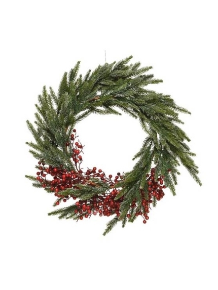 COURONNE BAIES ROUGE ARTIFICIELLE