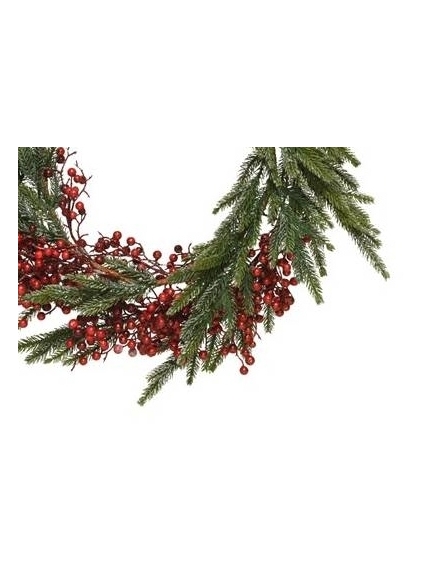 COURONNE BAIES ROUGE ARTIFICIELLE