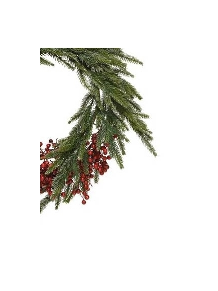 COURONNE BAIES ROUGE ARTIFICIELLE