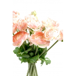 Bouquet de Renoncules artificielles Rose