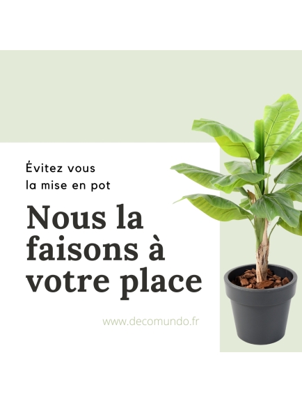 BANANIER Artificiel en bac rond