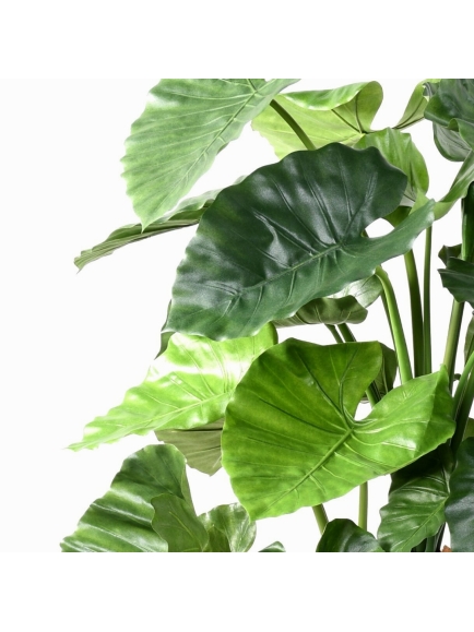 Alocasia artificiel plus son bac