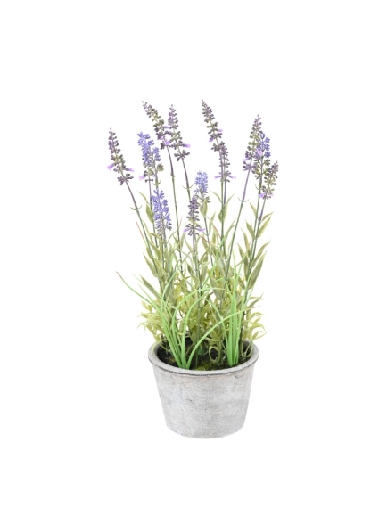 Lavande artificielle en pot déco
