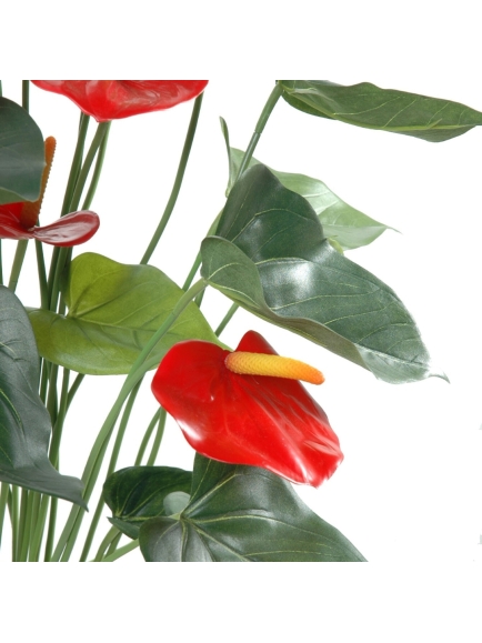 anthurium artificiel en pot 