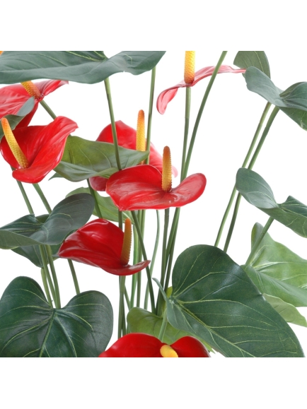 anthurium artificiel en pot 