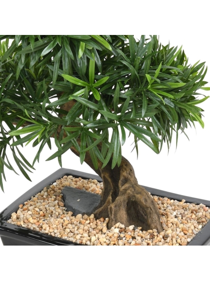 Bonsai podocarpus artificiel de 50 cm
