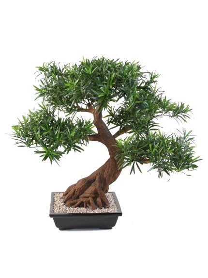 Bonsai podocarpus artificiel de 78 cm