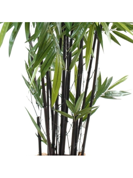Bambou artificiel Black avec son bac