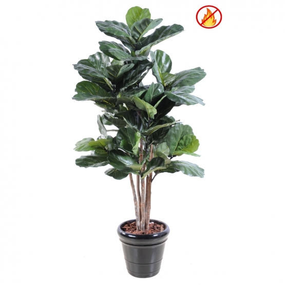 Ficus artificiel Lyrata Tige 190 cm ANTI-FEU