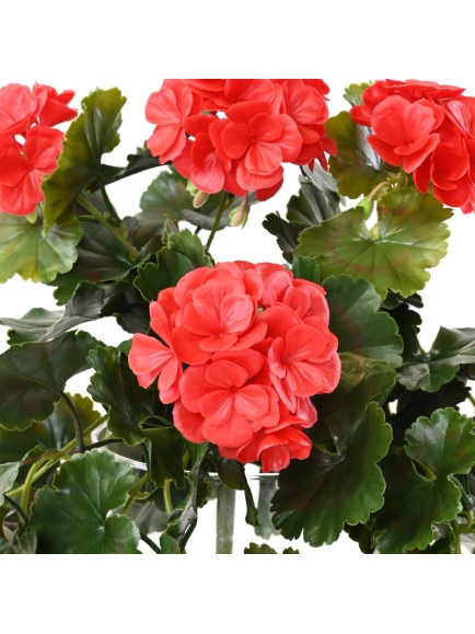 CHUTE DE GERANIUM ARTIFICIEL TRAITE ANTI UV 65 CM