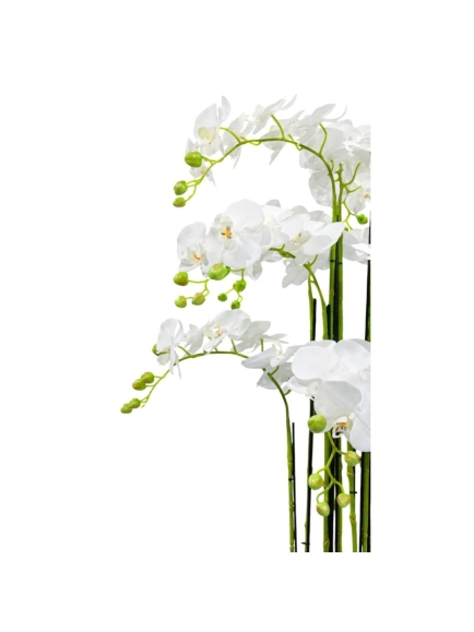 Orchidée artificielle en pot mousse  120 cm