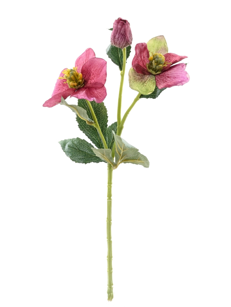 HELLEBORE ARTIFICIELLE "rose de Noël"