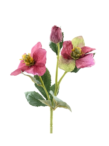 HELLEBORE ARTIFICIELLE "rose de Noël"