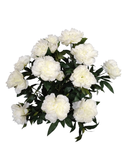 Bouquet artificiel Coloré - Pivoines