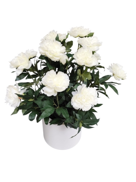 Bouquet artificiel Coloré - Pivoines