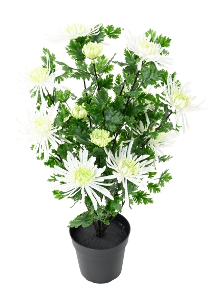 CHRYSANTHEME ARTIFICIEL EN POT ANTI-UV