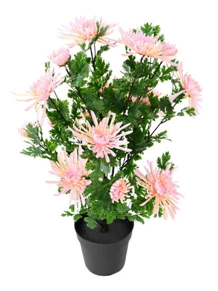 CHRYSANTHEME ARTIFICIEL EN POT ANTI-UV