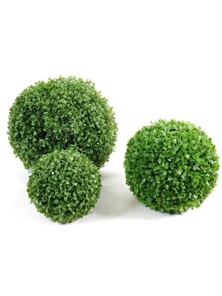 Boule de buis artificielle - Diamètre 22 cm