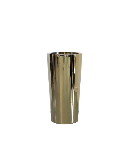 Pot cylindre champagne- effet miroir