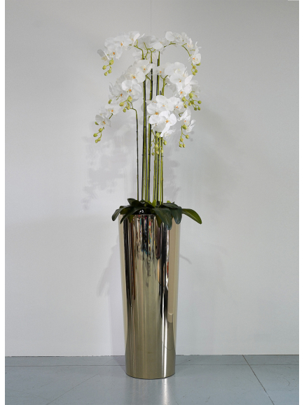 Pot cylindre champagne- effet miroir